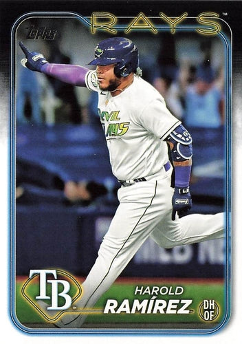 #256 Harold Ramírez - Tampa Bay Rays - 2024 Topps Baseball