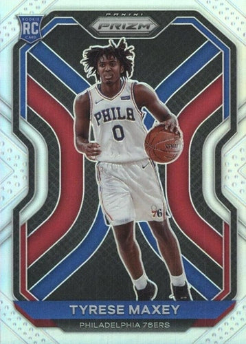 #256 Tyrese Maxey - Philadelphia 76ers - 2020-21 Panini Prizm - Silver Prizms Basketball