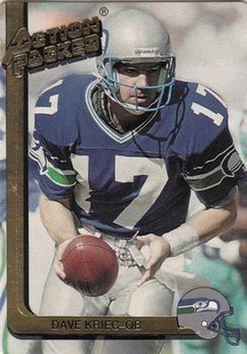 #256 Dave Krieg - Seattle Seahawks - 1991 Action Packed Football
