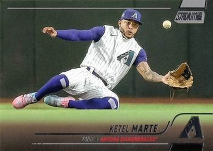 #256 Ketel Marte - Arizona Diamondbacks - 2022 Stadium Club Baseball