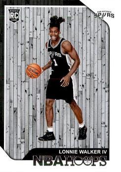 #256 Lonnie Walker IV - San Antonio Spurs - 2018-19 Hoops Basketball