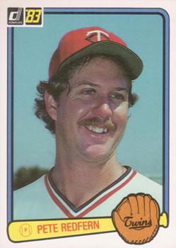 #256 Pete Redfern - Minnesota Twins - 1983 Donruss Baseball