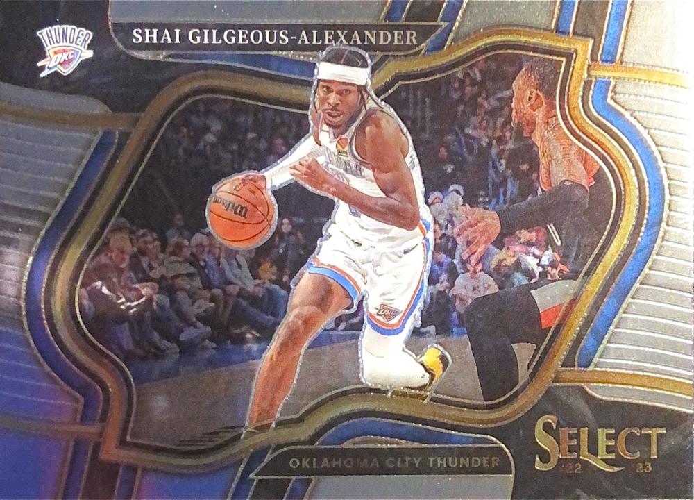 #256 Shai Gilgeous-Alexander - Oklahoma City Thunder - 2022-23 Panini Select Basketball
