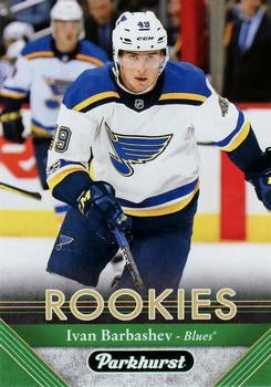 #256 Ivan Barbashev - St. Louis Blues - 2017-18 Parkhurst Hockey