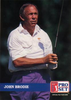 #256 John Brodie - 1992 Pro Set PGA Tour Golf