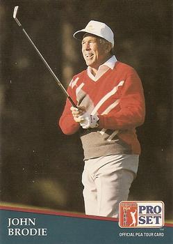 #256 John Brodie - 1991 Pro Set PGA Tour Golf