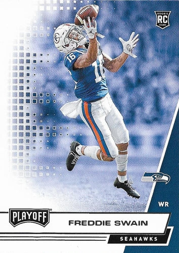 #256 Freddie Swain - Seattle Seahawks - 2020 Panini Playoff Football