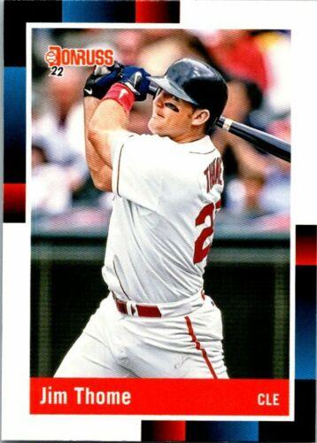 #256 Jim Thome - Cleveland Indians - 2022 Donruss Baseball