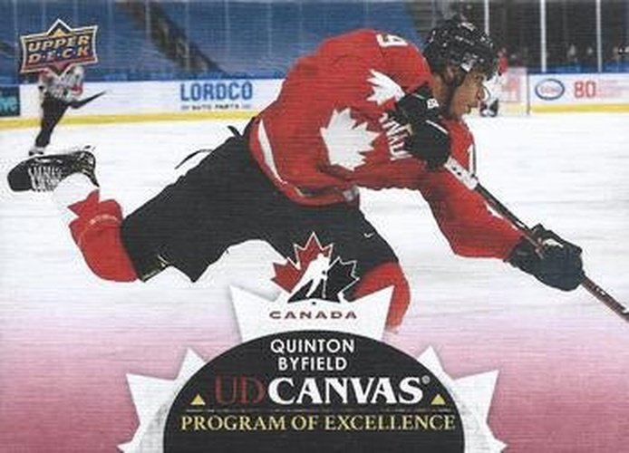 #C256 Quinton Byfield - Canada - 2021-22 Upper Deck - UD Canvas Hockey