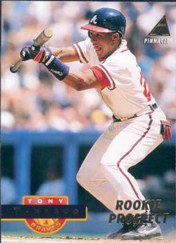 #256 Tony Tarasco - Atlanta Braves - 1994 Pinnacle Baseball