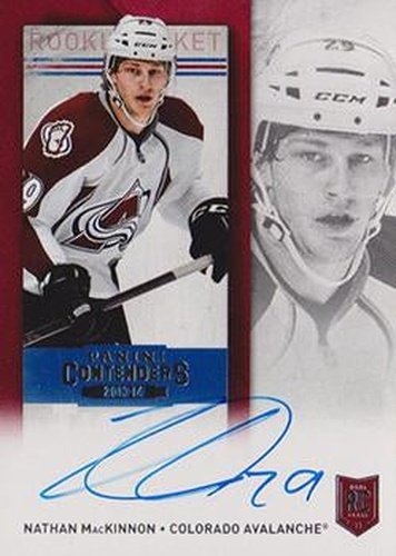 #256a Nathan MacKinnon - Colorado Avalanche - 2013-14 Panini Contenders Hockey
