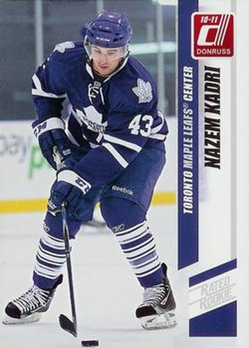 #256b Nazem Kadri - Toronto Maple Leafs - 2010-11 Donruss Hockey