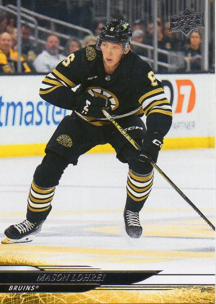 #257 Mason Lohrei - Boston Bruins - 2024-25 Upper Deck Hockey