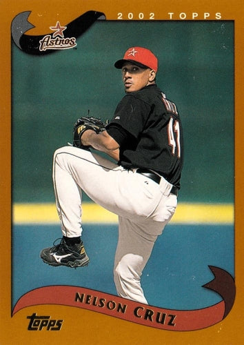 #257 Nelson Cruz - Houston Astros - 2002 Topps Baseball