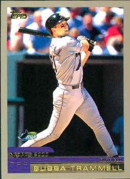 #257 Bubba Trammell - Tampa Bay Devil Rays - 2000 Topps Baseball