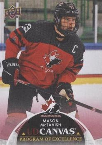 #C257 Mason McTavish - Canada - 2021-22 Upper Deck - UD Canvas Hockey