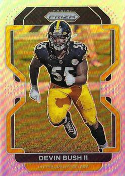 #257 Devin Bush II - Pittsburgh Steelers - 2021 Panini Prizm - Silver Football