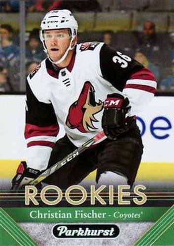 #257 Christian Fischer - Arizona Coyotes - 2017-18 Parkhurst Hockey