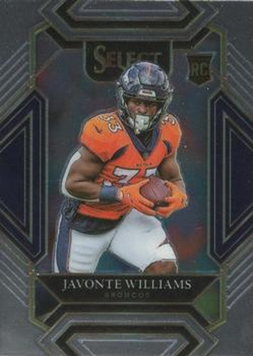 #257 Javonte Williams - Denver Broncos - 2021 Panini Select Football
