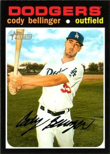 #257 Cody Bellinger - Los Angeles Dodgers - 2020 Topps Heritage Baseball