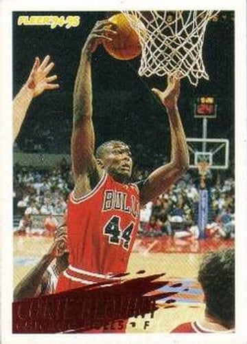 #257 Corie Blount - Chicago Bulls - 1994-95 Fleer Basketball