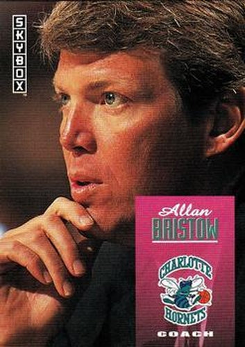 #257 Allan Bristow - Charlotte Hornets - 1992-93 SkyBox Basketball