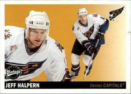 #257 Jeff Halpern - Washington Capitals - 2002-03 Upper Deck Vintage Hockey