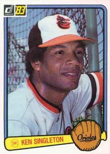 #257 Ken Singleton - Baltimore Orioles - 1983 Donruss Baseball