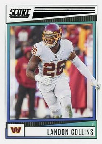 #257 Landon Collins - Washington Commanders - 2022 Score Football