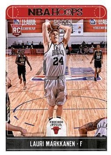 #257 Lauri Markkanen - Chicago Bulls - 2017-18 Hoops Basketball
