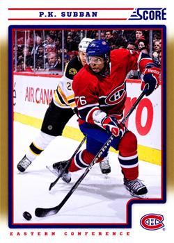 #257 P.K. Subban - Montreal Canadiens - 2012-13 Score - Gold Rush Hockey