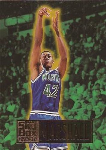 #257 Donyell Marshall - Minnesota Timberwolves - 1994-95 SkyBox Premium Basketball