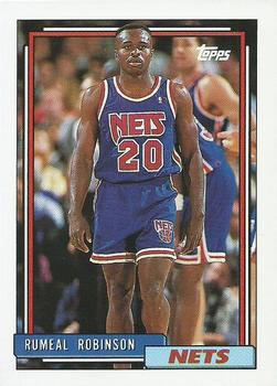 #257 Rumeal Robinson - New Jersey Nets - 1992-93 Topps Basketball