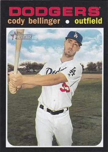 #257c Cody Bellinger - Los Angeles Dodgers - 2020 Topps Heritage Baseball