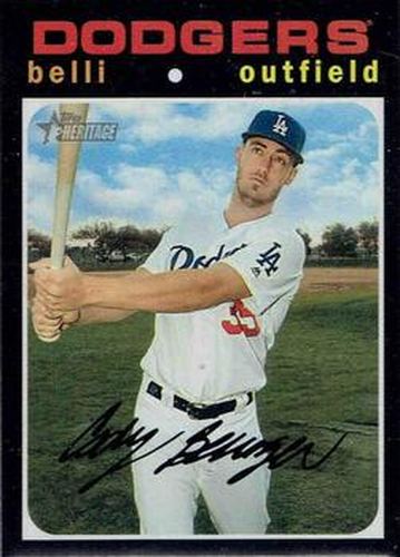 #257d Cody Bellinger - Los Angeles Dodgers - 2020 Topps Heritage Baseball