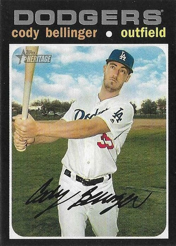 #257e Cody Bellinger - Los Angeles Dodgers - 2020 Topps Heritage Baseball