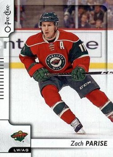 #258 Zach Parise - Minnesota Wild - 2017-18 O-Pee-Chee Hockey