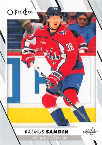 #258 Rasmus Sandin - Washington Capitals - 2023-24 O-Pee-Chee Hockey