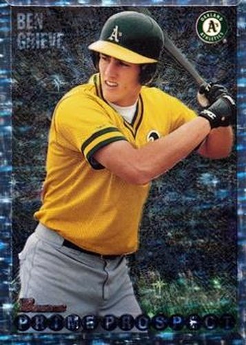 #258 Ben Grieve - Oakland Athletics - 1995 Bowman Baseball