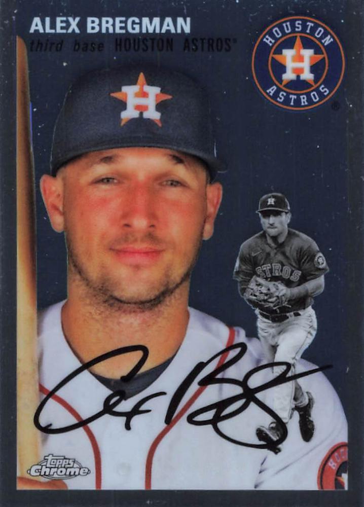 #258 Alex Bregman - Houston Astros - 2023 Topps Chrome Platinum Anniversary Baseball