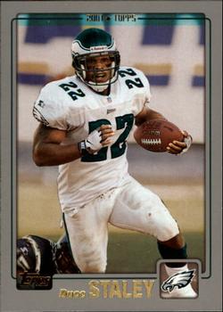 #258 Duce Staley - Philadelphia Eagles - 2001 Topps Football