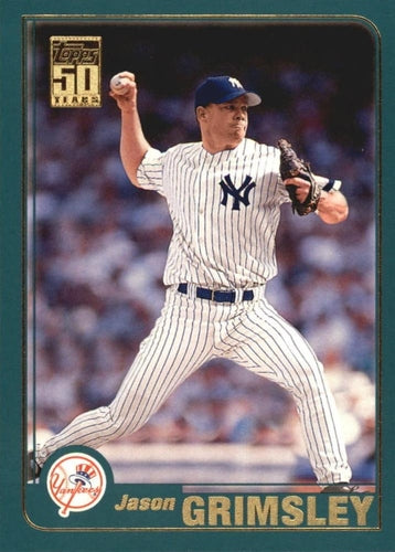 #258 Jason Grimsley - New York Yankees - 2001 Topps Baseball