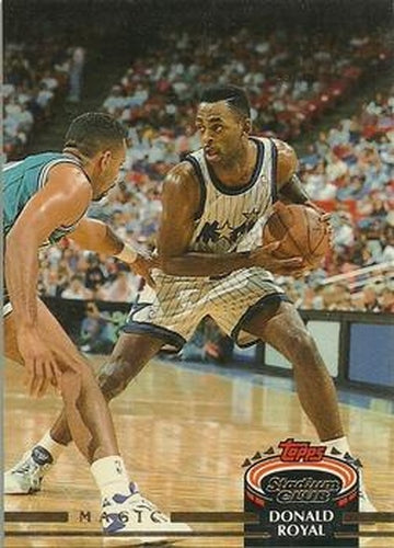 #258 Donald Royal - Orlando Magic - 1992-93 Stadium Club Basketball
