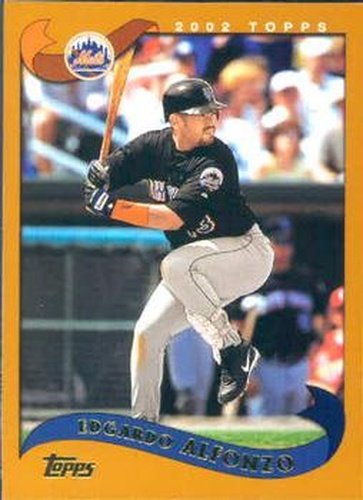 #258 Edgardo Alfonzo - New York Mets - 2002 Topps Baseball