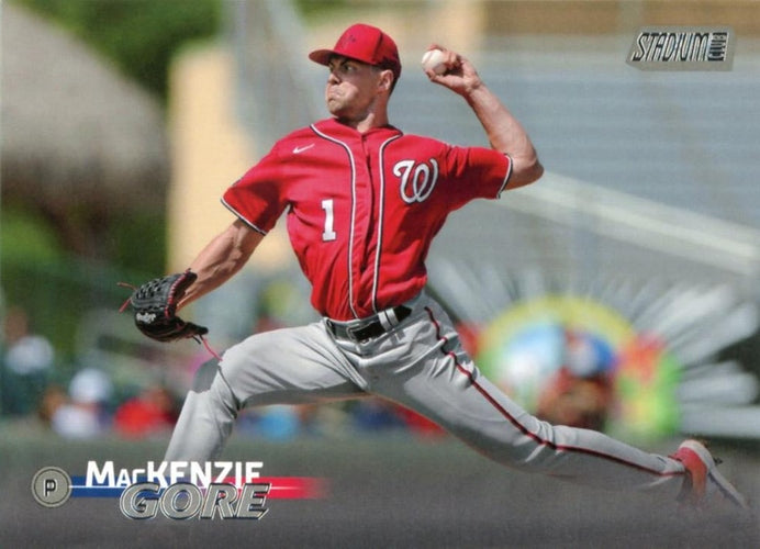 #258 MacKenzie Gore - Washington Nationals - 2023 Stadium Club Baseball