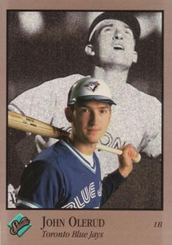 #258 John Olerud - Toronto Blue Jays - 1992 Studio Baseball