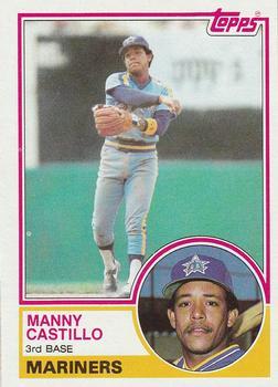 #258 Manny Castillo - Seattle Mariners - 1983 Topps Baseball