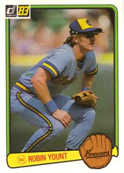 #258 Robin Yount - Milwaukee Brewers - 1983 Donruss Baseball