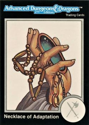 #258 Necklace of Adaptation - 1991 TSR Advanced Dungeons & Dragons - Silver