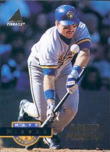 #258 Matt Mieske - Milwaukee Brewers - 1994 Pinnacle Baseball